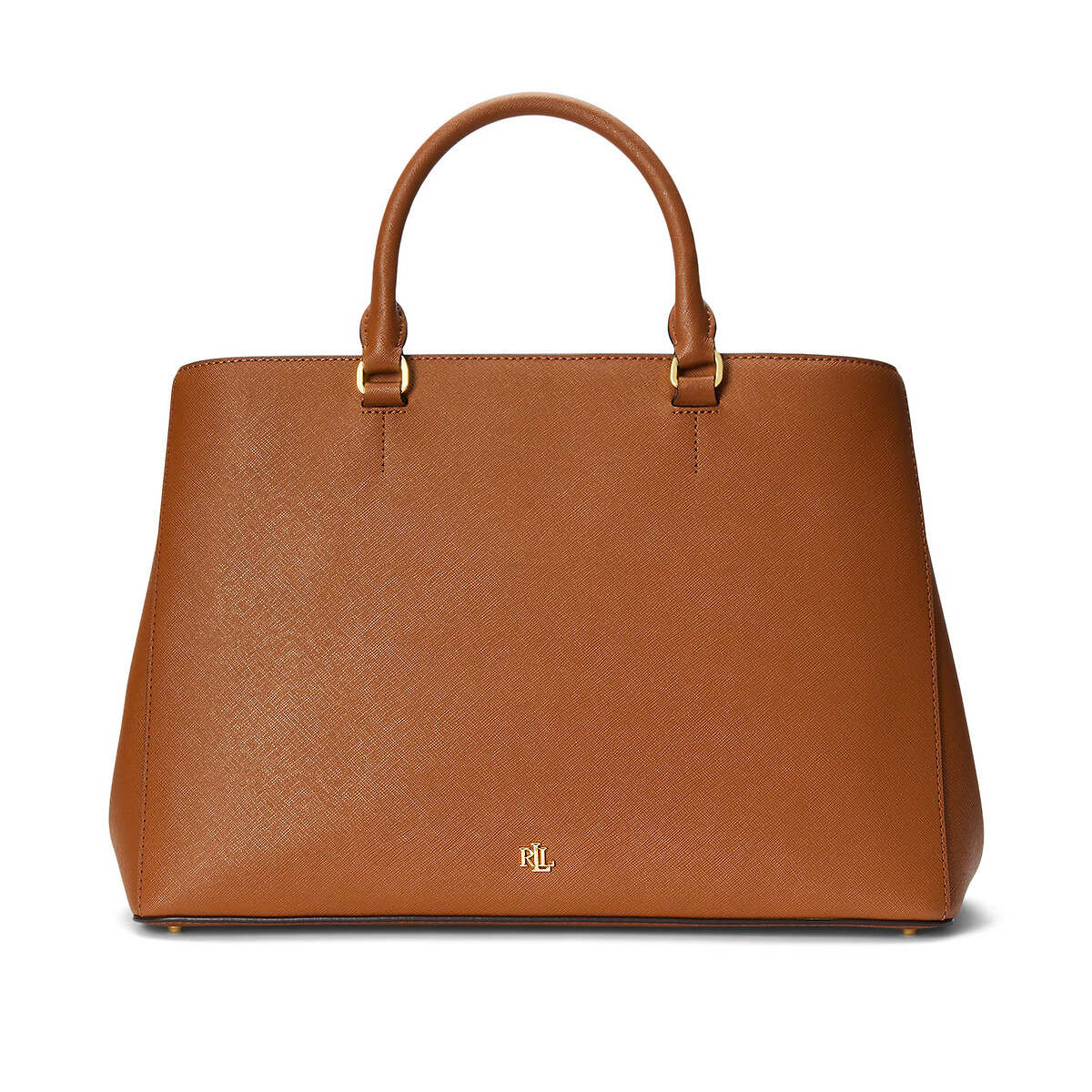 Sac à main en cuir texturé HANNA camel, LAUREN RALPH LAUREN