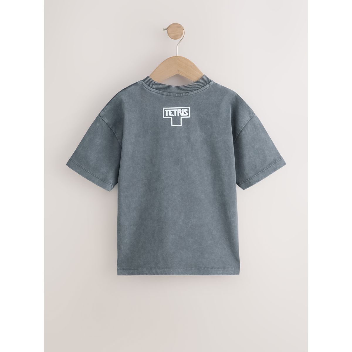T-shirt à manches courtes tetris gris anthracite, NEXT
