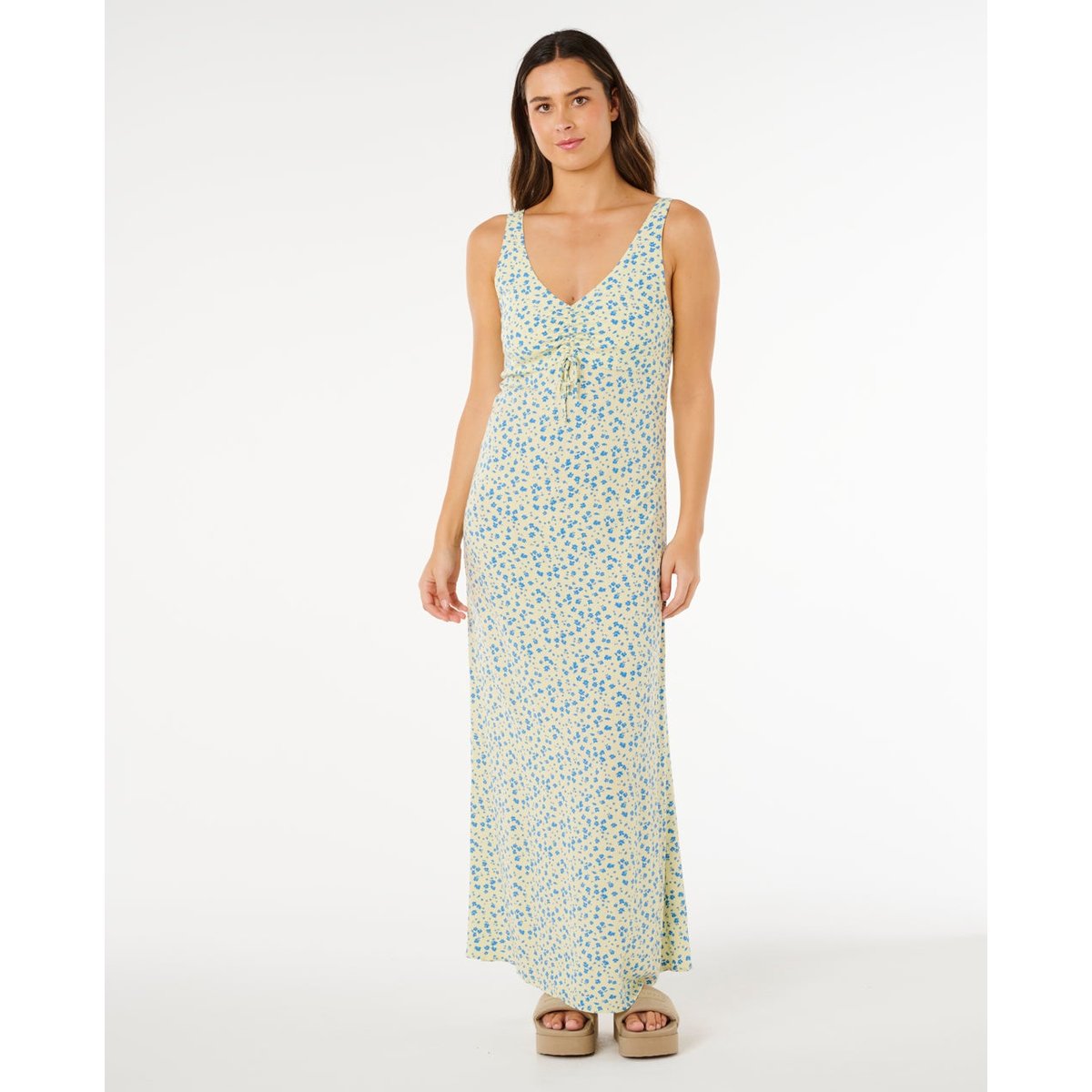 Robe maxi SURF Side jaune clair, RIP CURL