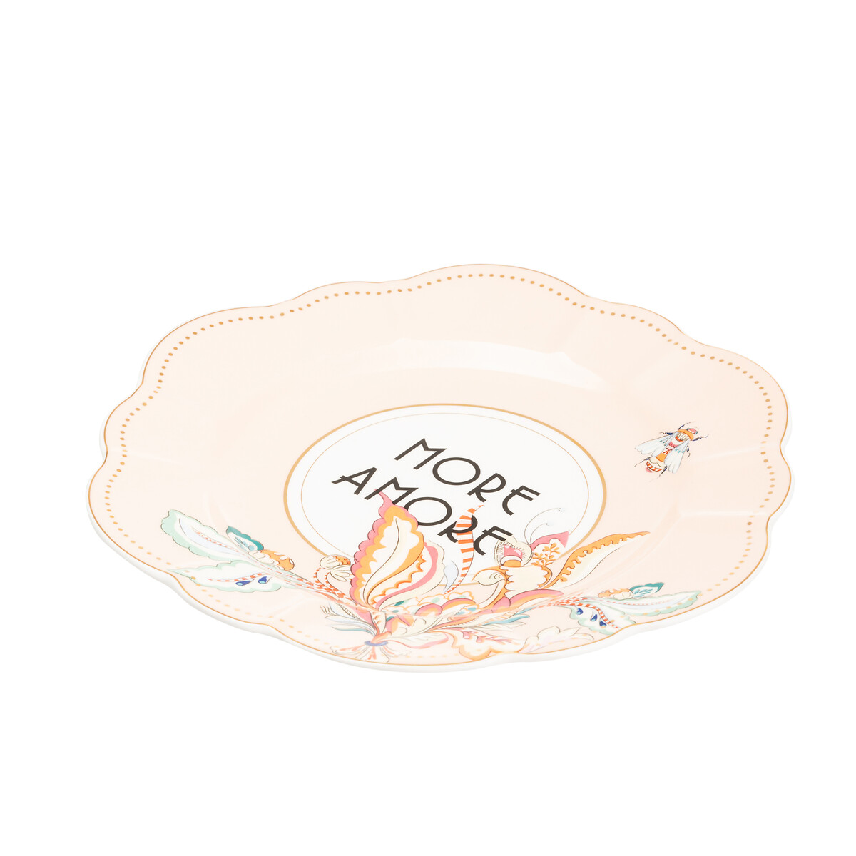 23cm Floral "More Amore" Flower Plate multi-coloured, YVONNE ELLEN