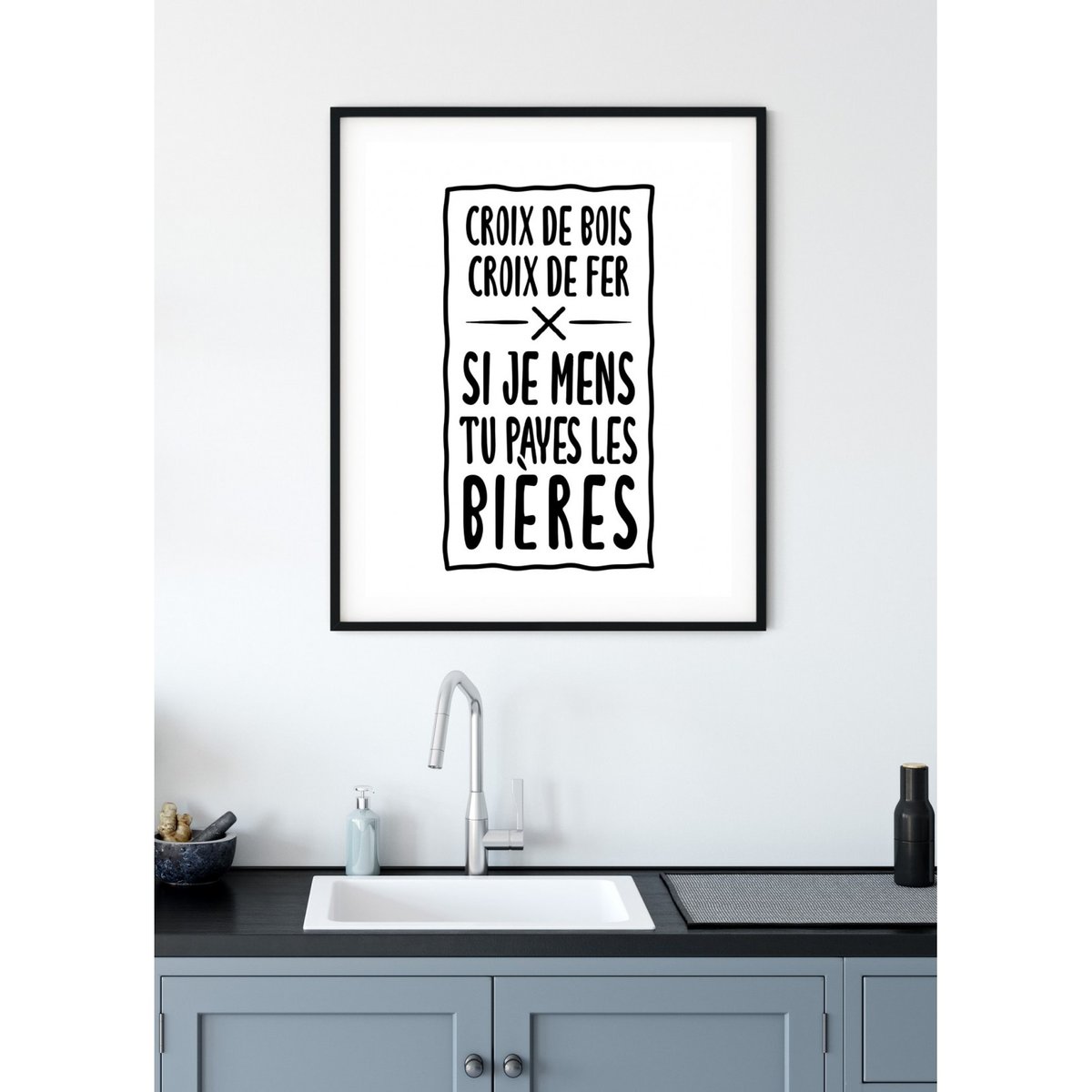 Affiche 'Croix de Fer' blanc, L'AFFICHERIE