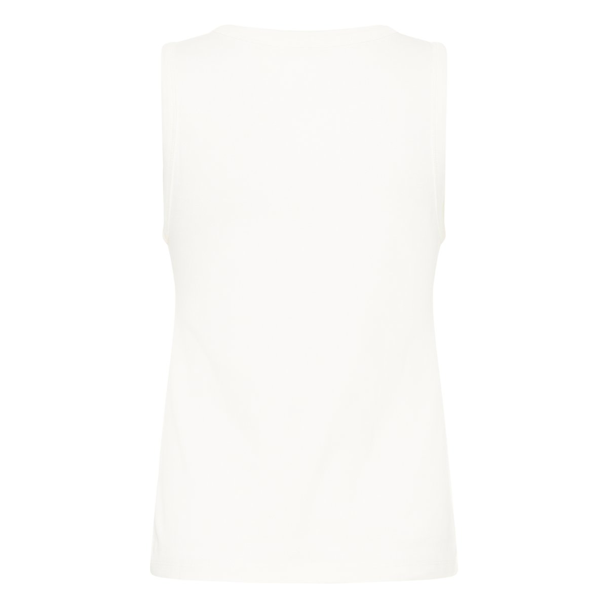 Jersey sans-manches blanc broken white, SOAKED IN LUXURY