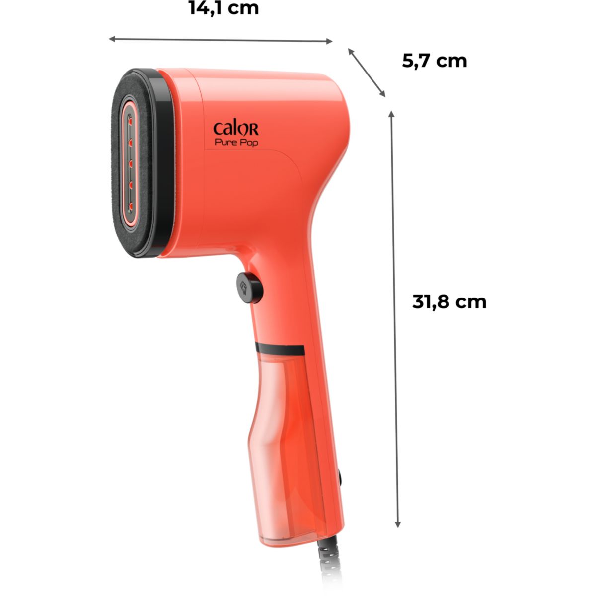 Défroisseur vapeur DT2022C0 Pure Pop Corail couleur unique, CALOR