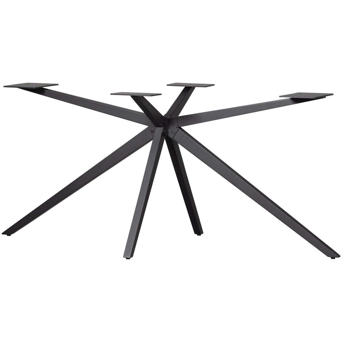 Pied de table croisee en métal HOLLAND noir, WOOOD