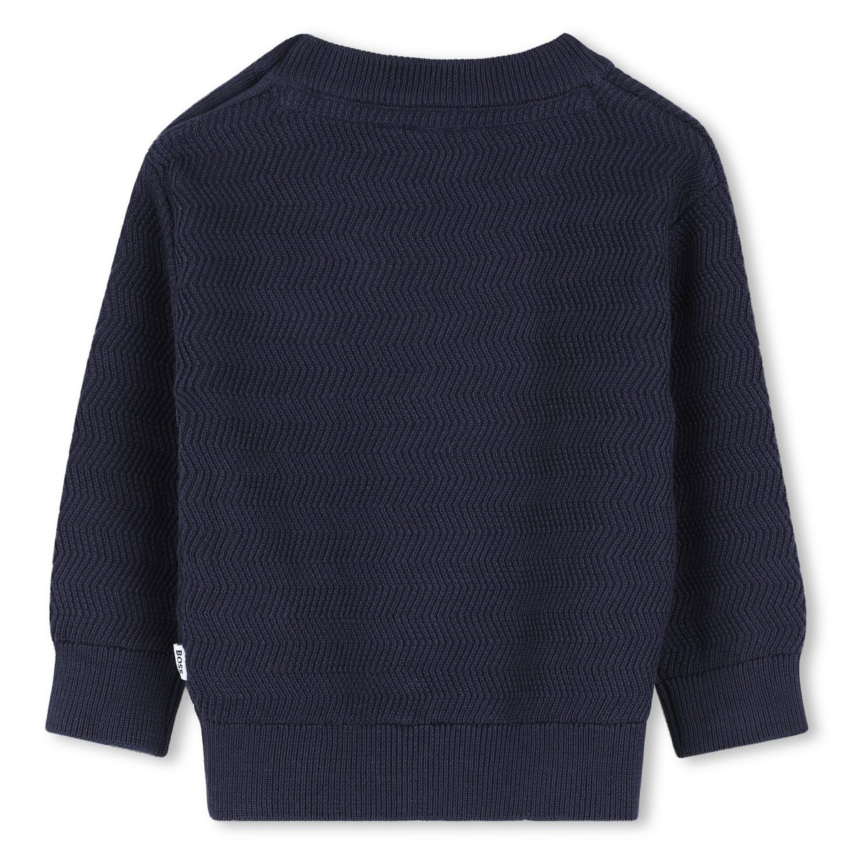 Pull tricot bleu cargo, BOSS KIDSWEAR