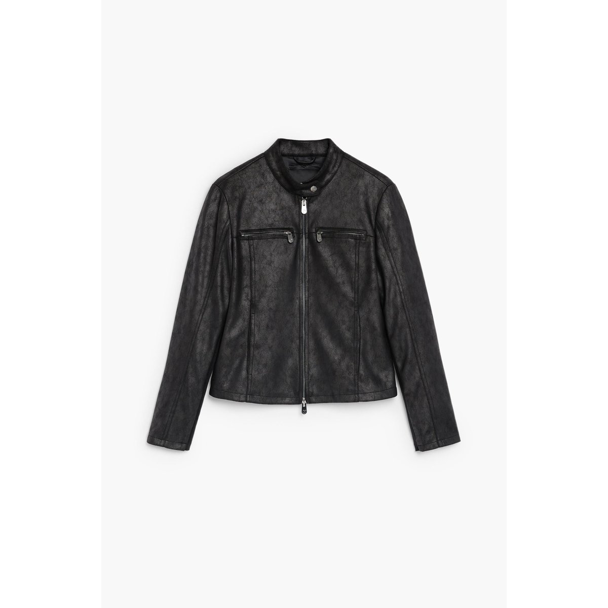 Blouson effet cuir noir, DESIGUAL