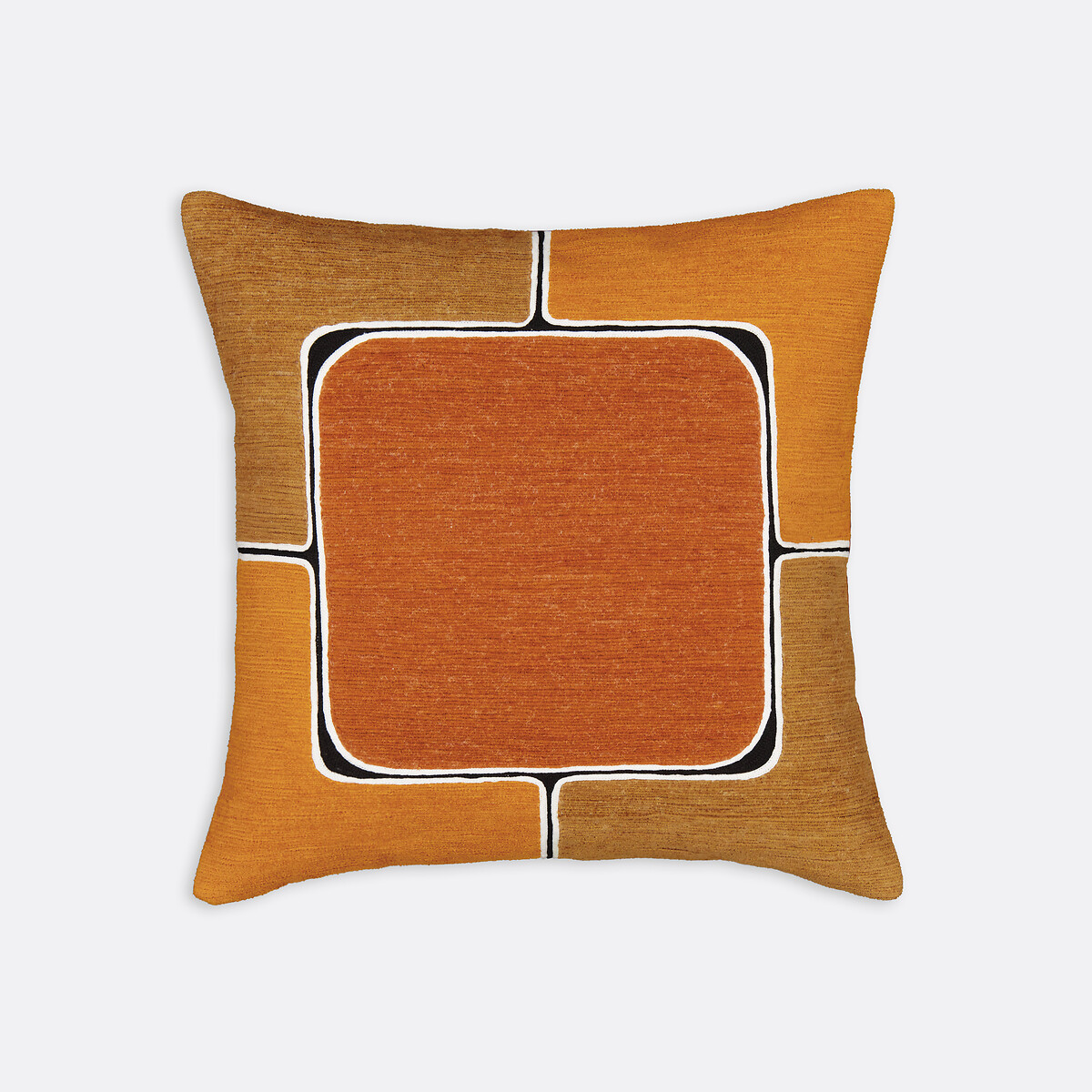 Housse de coussin 45 x 45 cm coton, Biaco multicolore, LA REDOUTE INTERIEURS