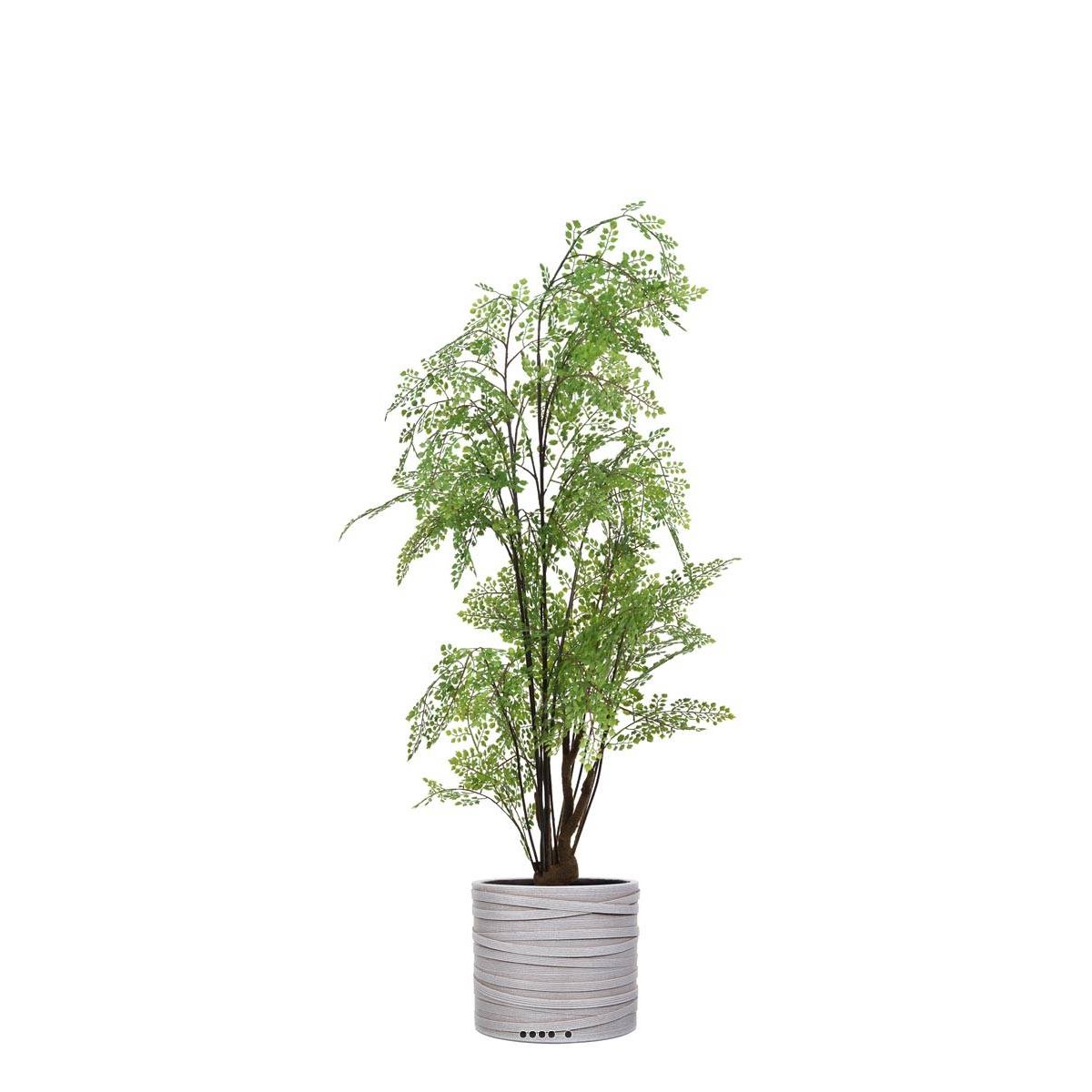 Fougère adiantum artificielle sur pied, vert, ARTIFICIELLES