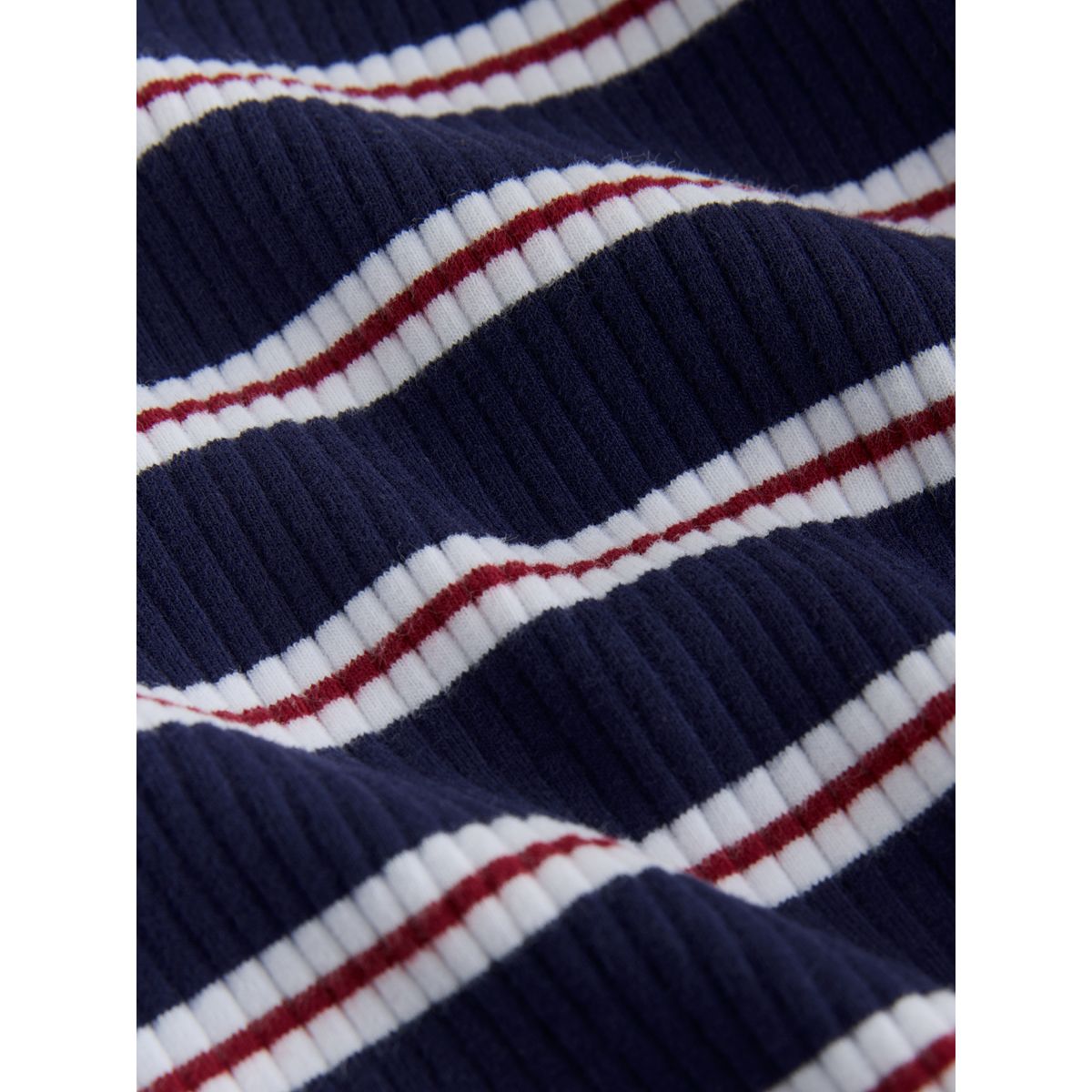 Ensemble haut style rugby et pantalon large bleu marine/rouge, NEXT