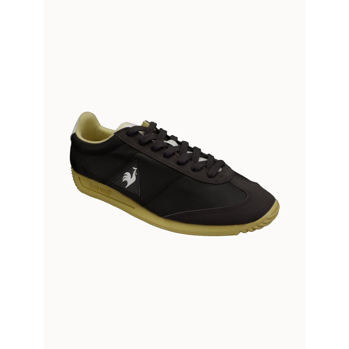 Sneakers retro-running en textile et suede Quartz peat, LE COQ SPORTIF