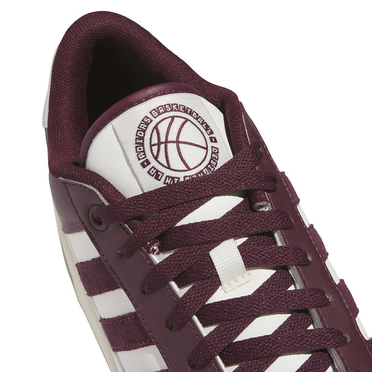 Baskets RAPID COURT LOW blanc/bordeaux, ADIDAS SPORTSWEAR