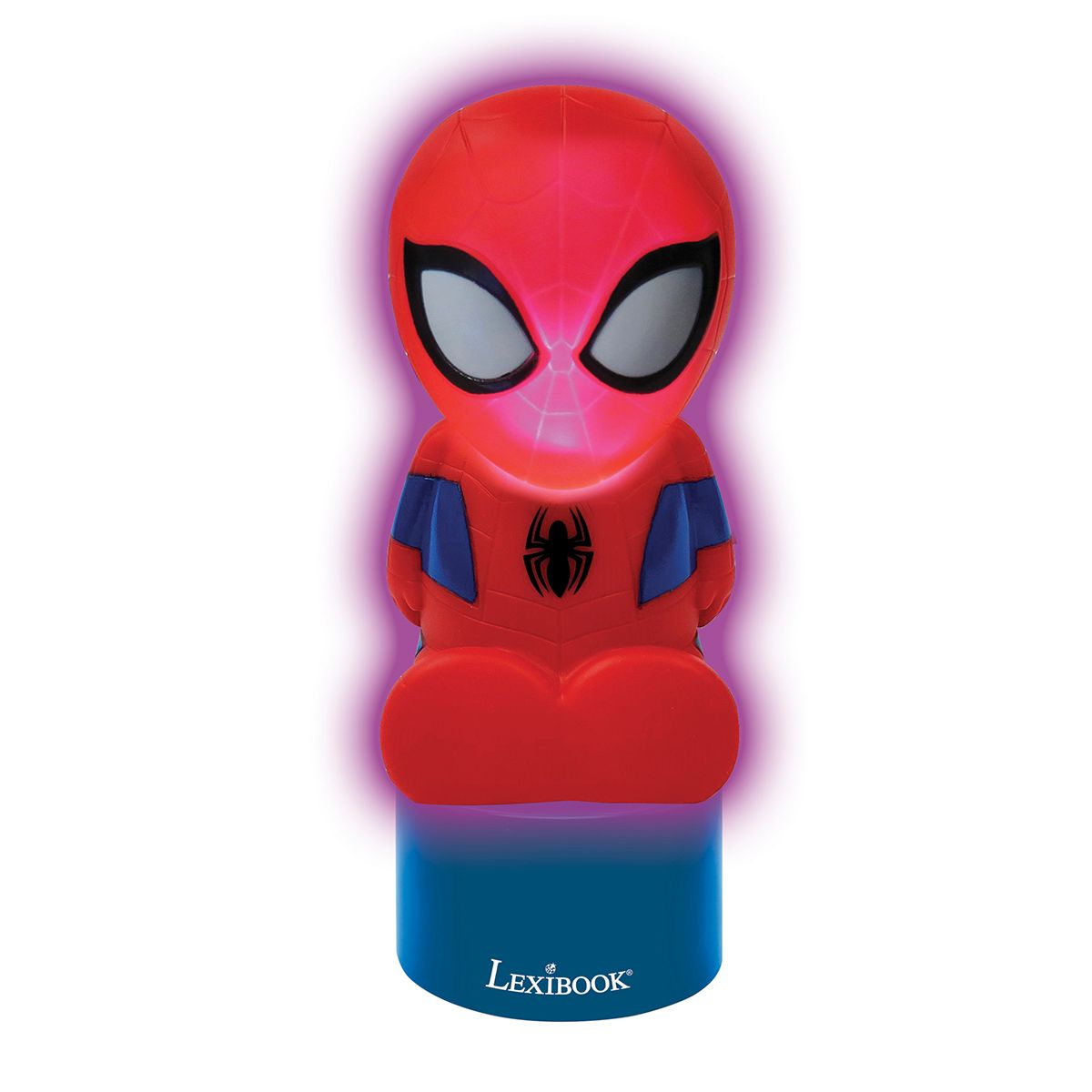 Enceinte veilleuse Spiderman couleur unique, LEXIBOOK