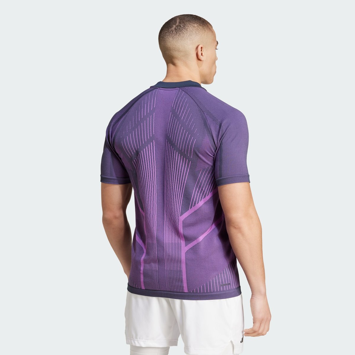 Polo de tennis sans coutures Pro AEROREADY FreeLift aurora ink / preloved purple, adidas Performance