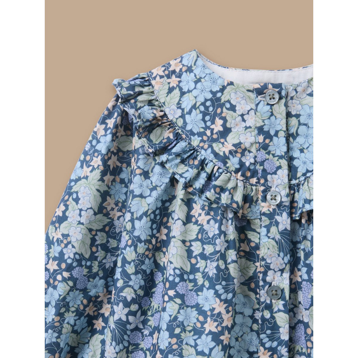 Blouse en tissu Liberty liberty berry harvest, CYRILLUS