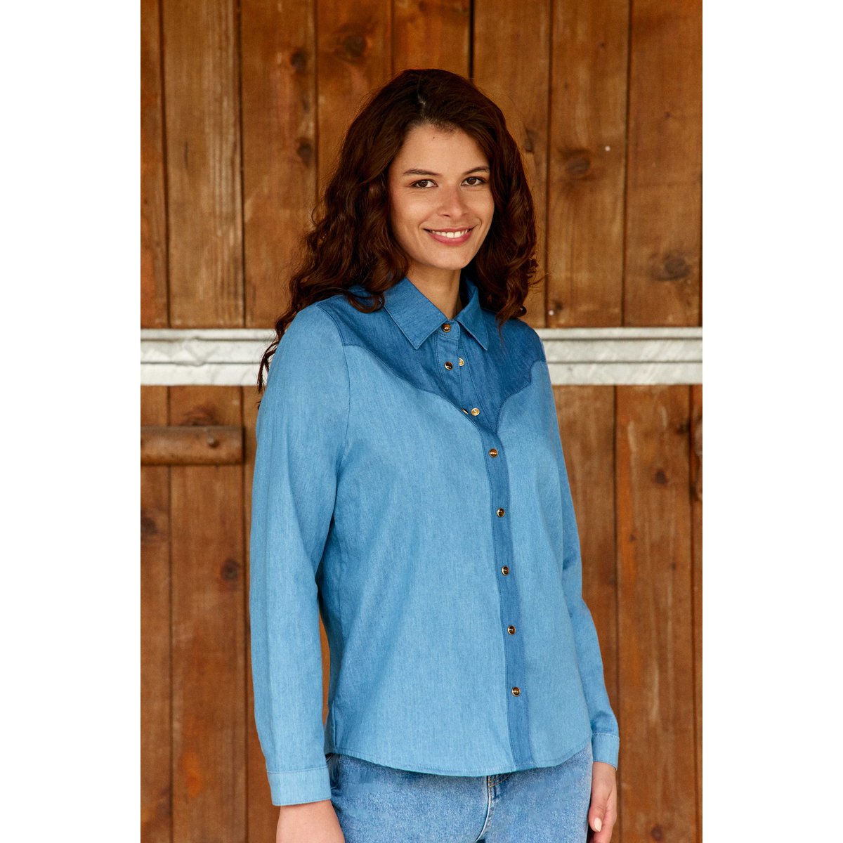 Chemise uni CLOVYO 88-stone, LA PETITE ETOILE