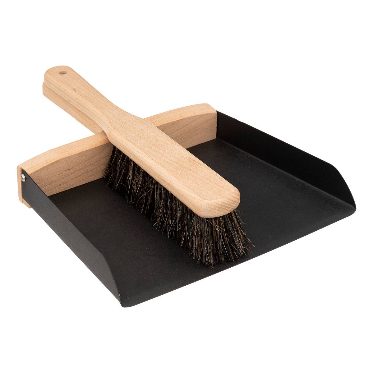 Ensemble pelle et balayette en bois et acier BLACKWOOD noir, 5FIVE SIMPLY SMART