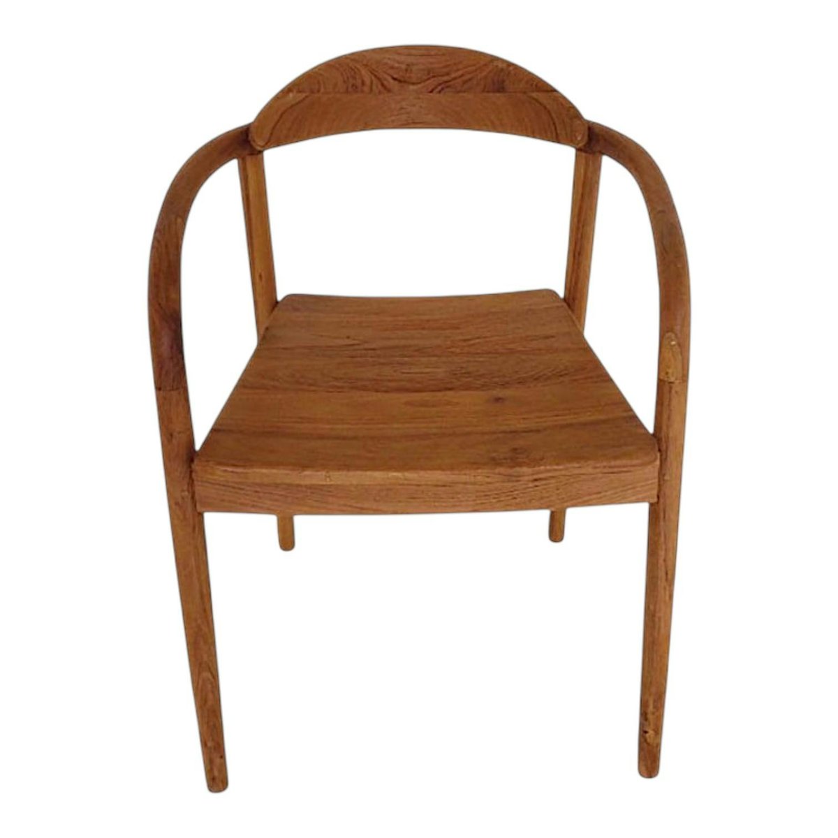 Chaise scandinave bois de teck massif (lot de 2) DEPOK bois naturel, PIER IMPORT