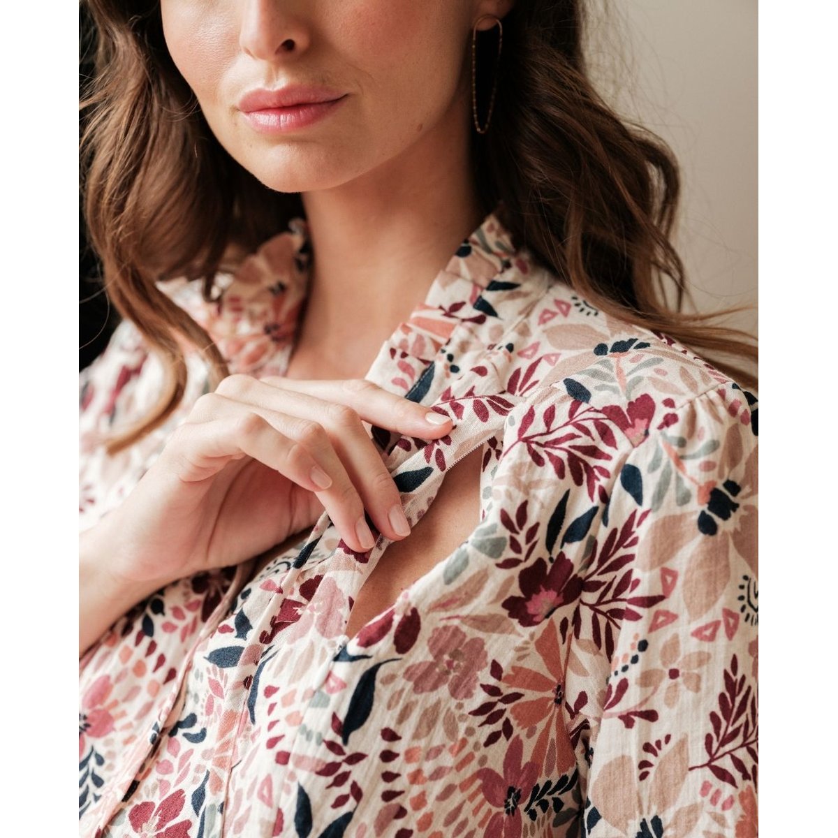 Robe d'allaitement Capucine multicolore, CACHE COEUR