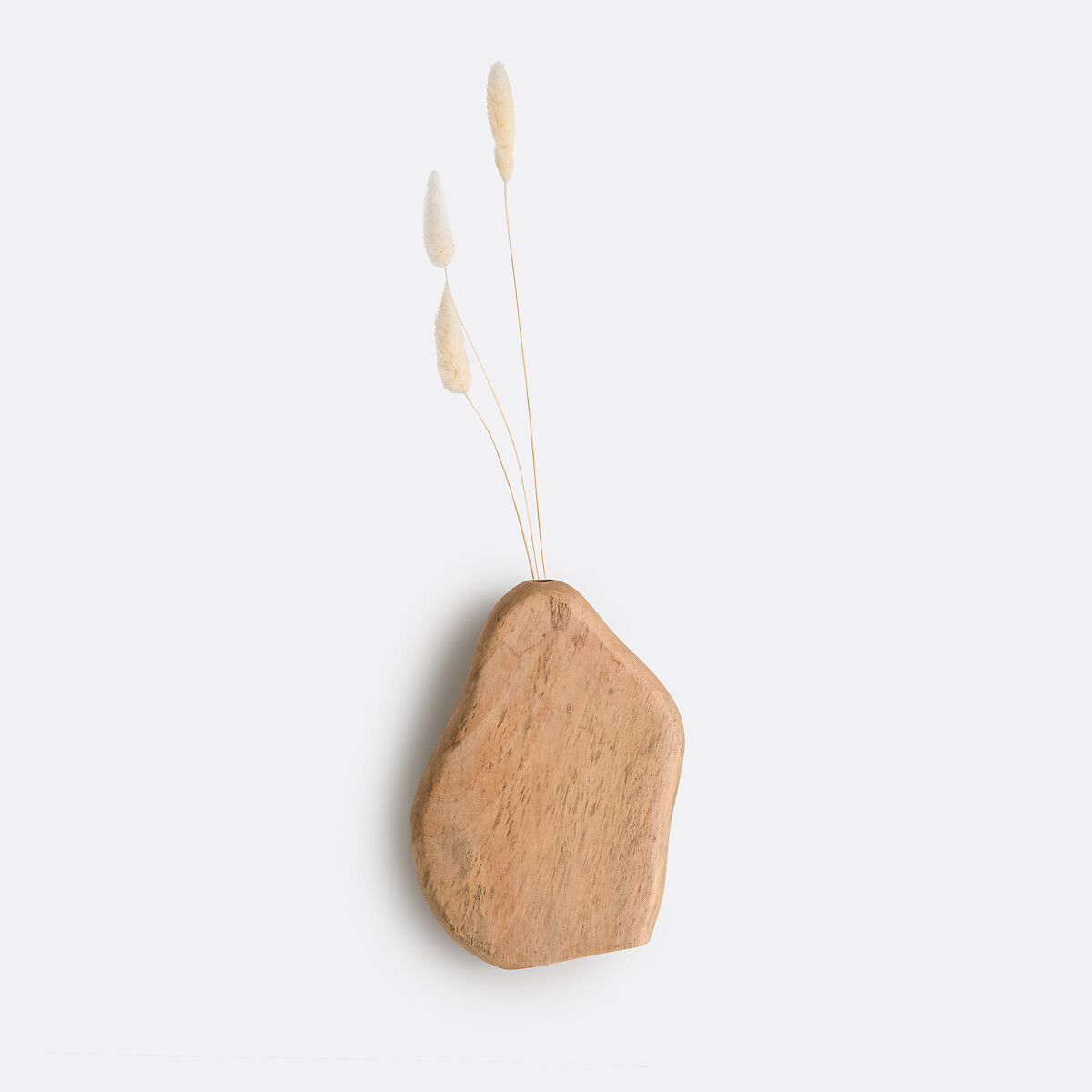 Jarrón decorativo de pared, madera de mango, 22 cm de altura, NALYA natural, LA REDOUTE INTERIEURS