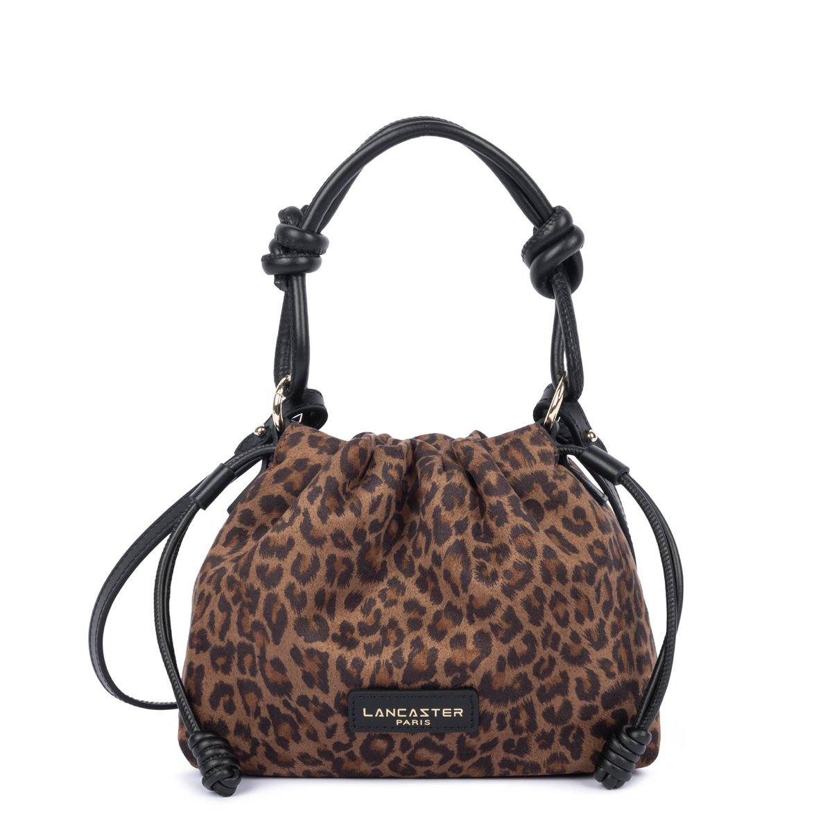 Sac besace JUNGLE marron léopard, LANCASTER