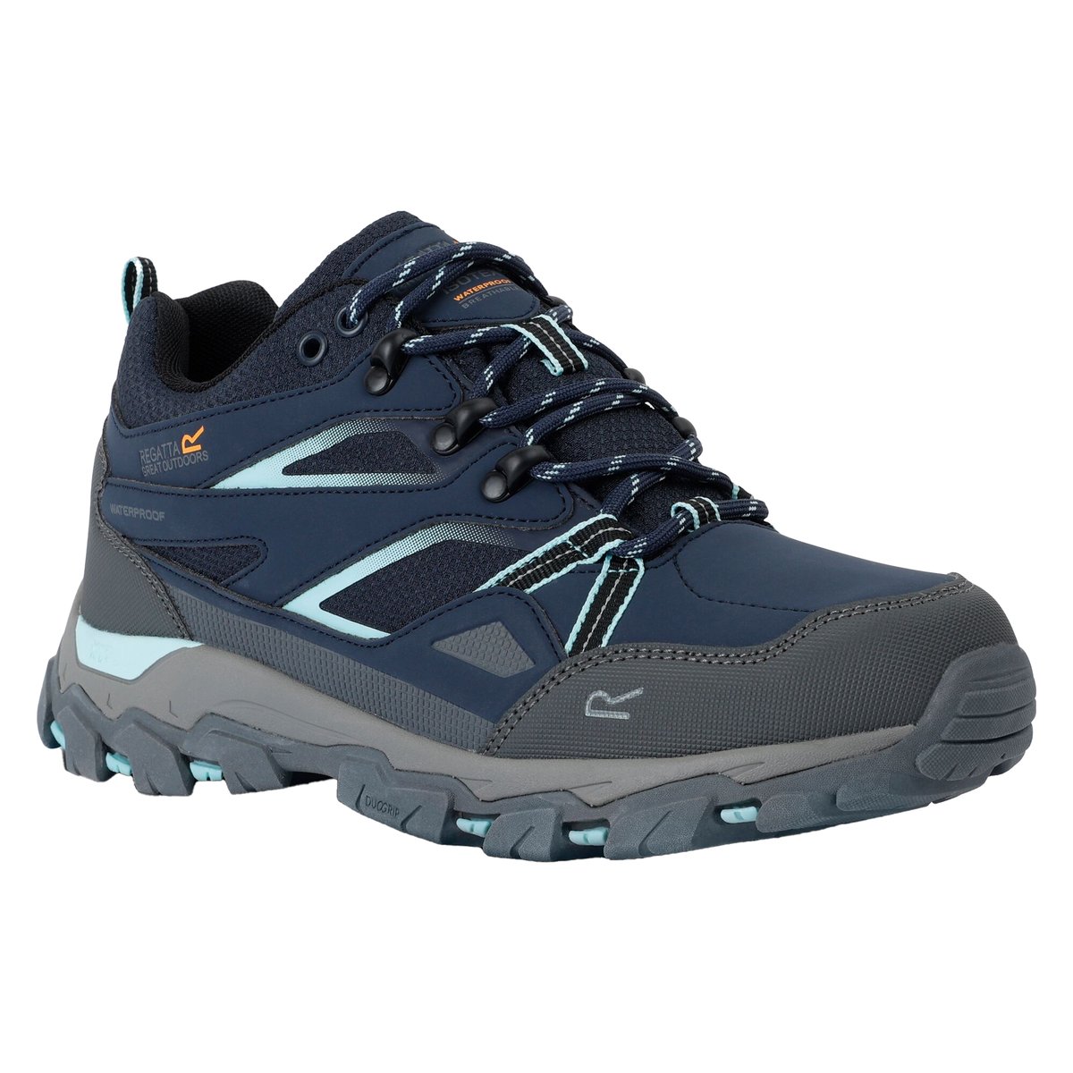 Chaussures basses de marche HOLCOMBE bleu marine / bleu ciel, REGATTA