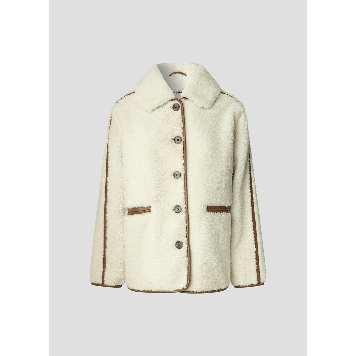 Manteau sherpa TRUTH ecru, PEPE JEANS