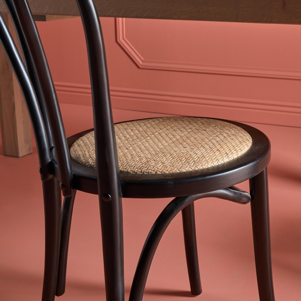 Lot de 2 chaises hêtre - TROQUET noir, SIGNATURE