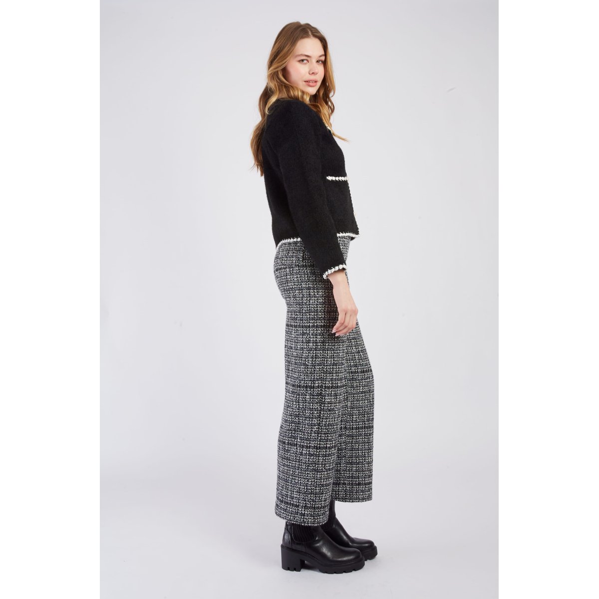 Cardigan en maille BALI noir, DERHY