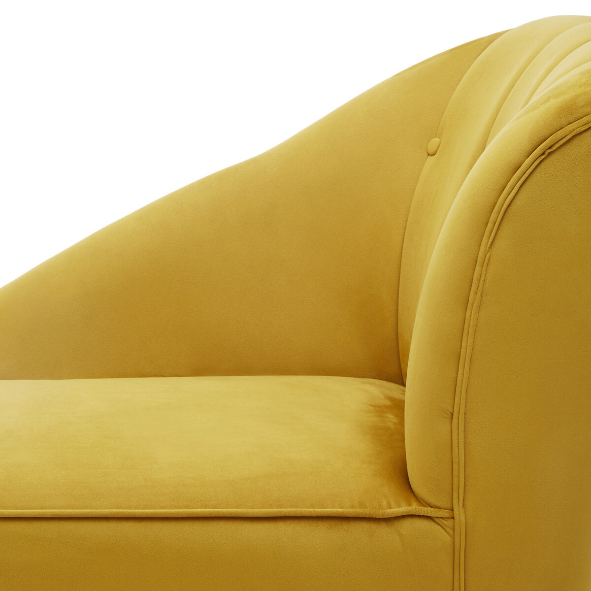 Lillian Velvet Chaise Longue mustard, SO'HOME