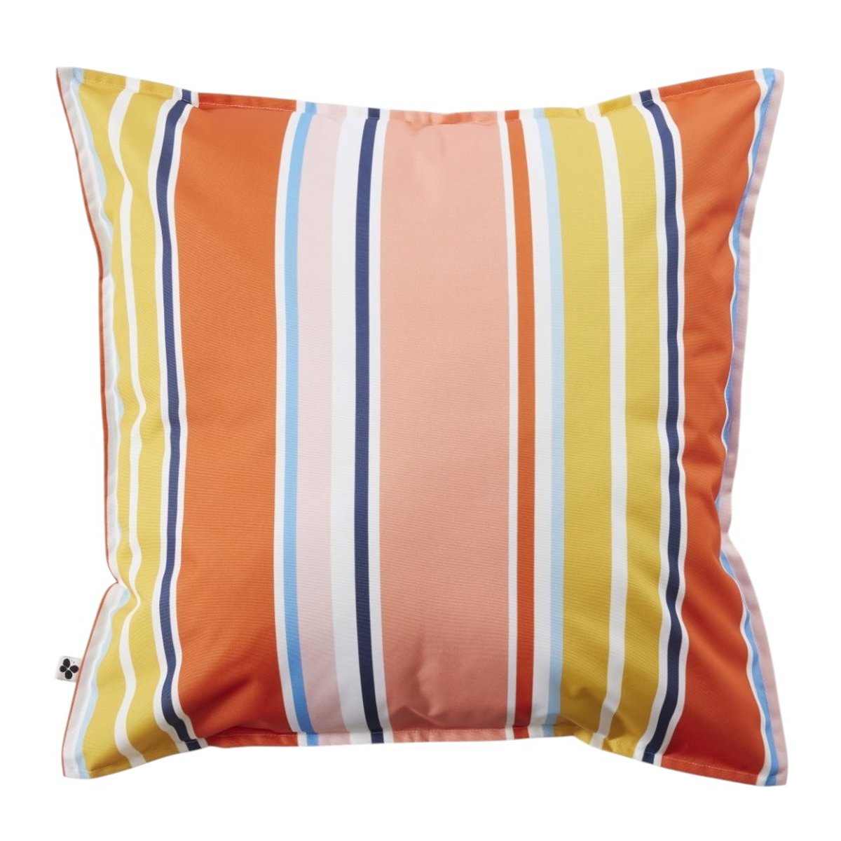 Housse de coussin Bianca déperlante et anti-UV jaune, EDEN