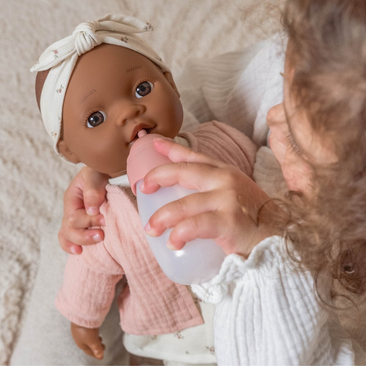 Poupée Noa rose, blanc, LITTLE DUTCH