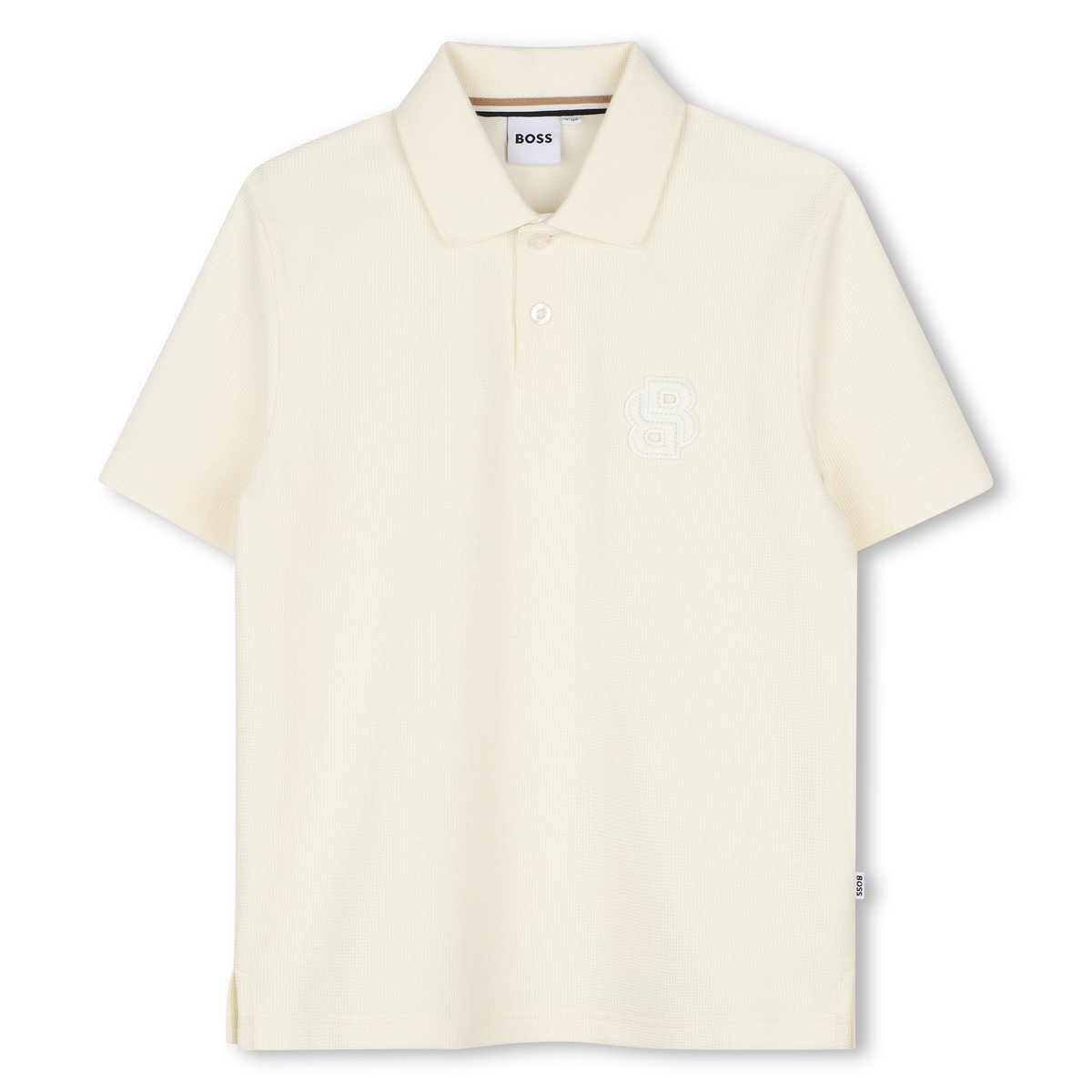 Polo manches courtes ivory, BOSS KIDSWEAR
