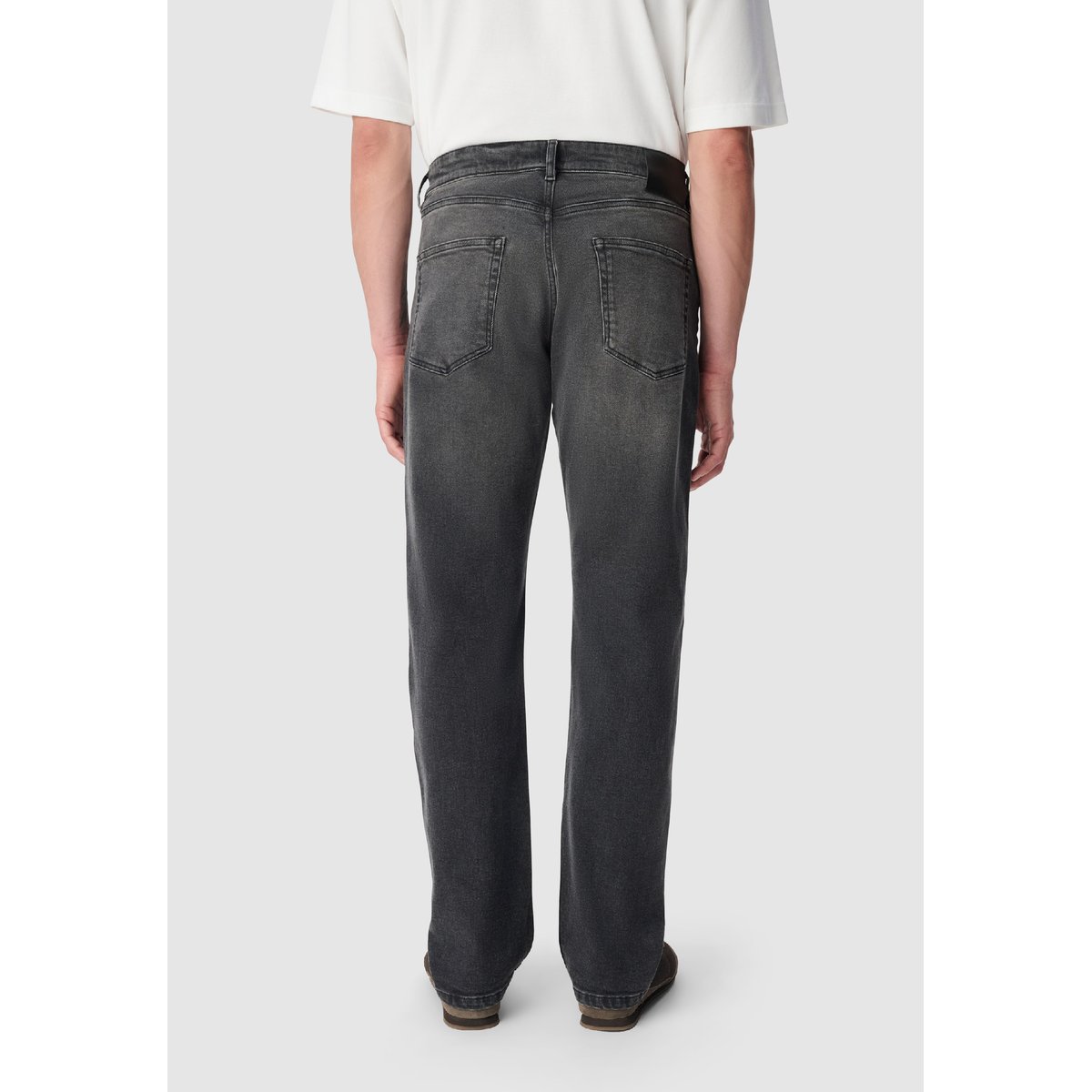 Jean slim droit SERGE noir, IKKS