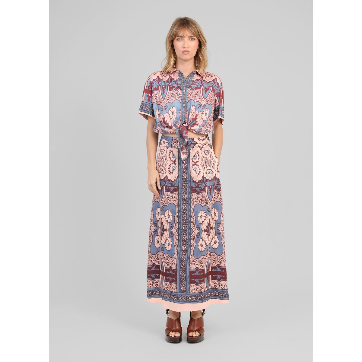 Chemise SUZANIE vitali bleu, AN'GE