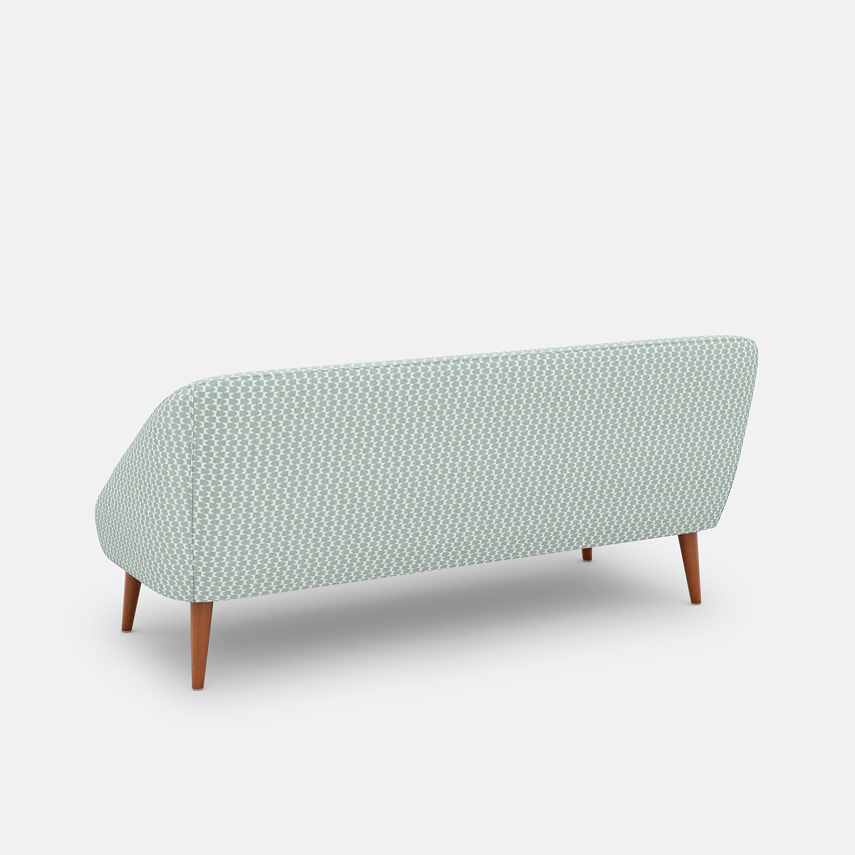 Sofa Séméon, 2- oder 3-Sitzer, Polyester türkis/weiss, LA REDOUTE INTERIEURS