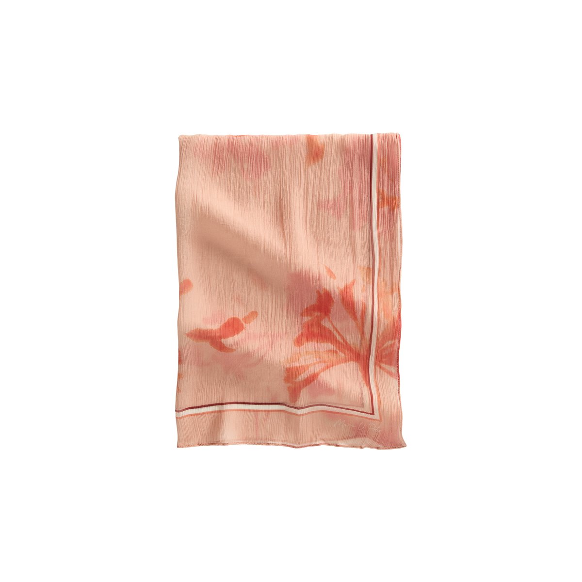 Foulard avec un imprimé décontracté orange, MARC O'POLO