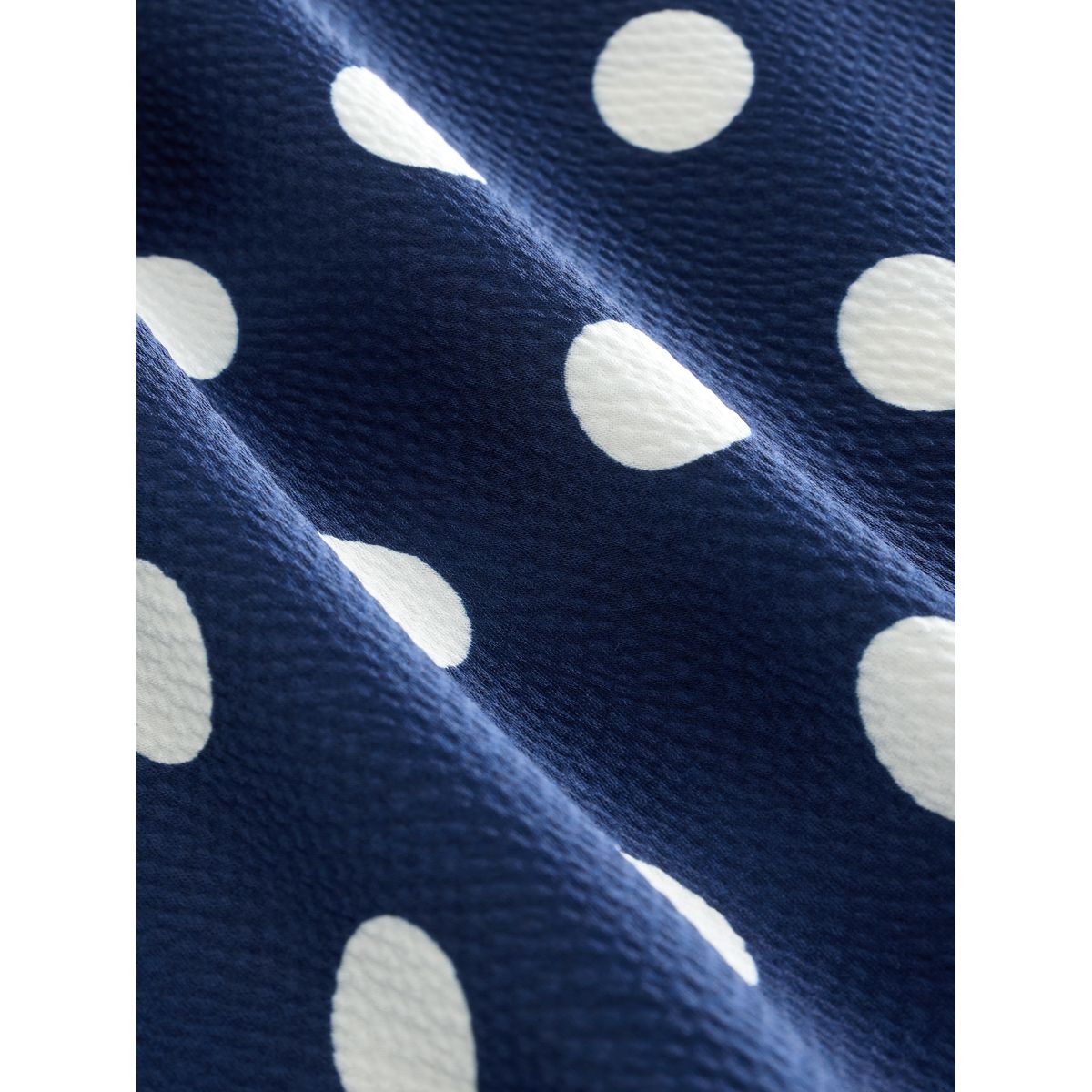 Robe courte sans manches dos nu en satin tache bleu marine, NEXT