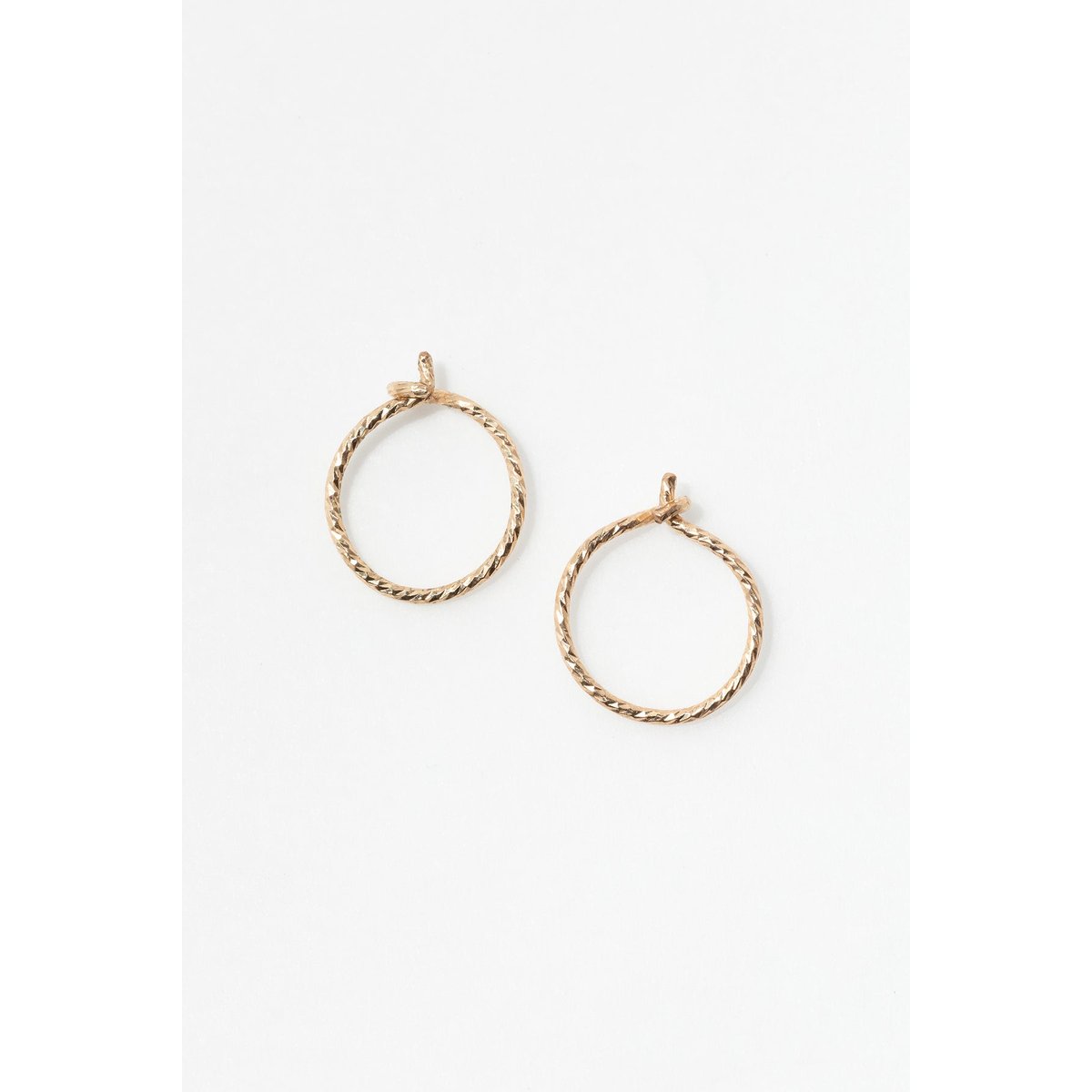 Mini créoles Éclat argent / tanzanite, YAY PARIS