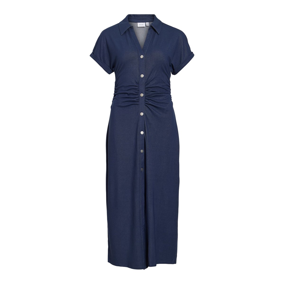 Robe Mi-Longue dark blue denim, VILA
