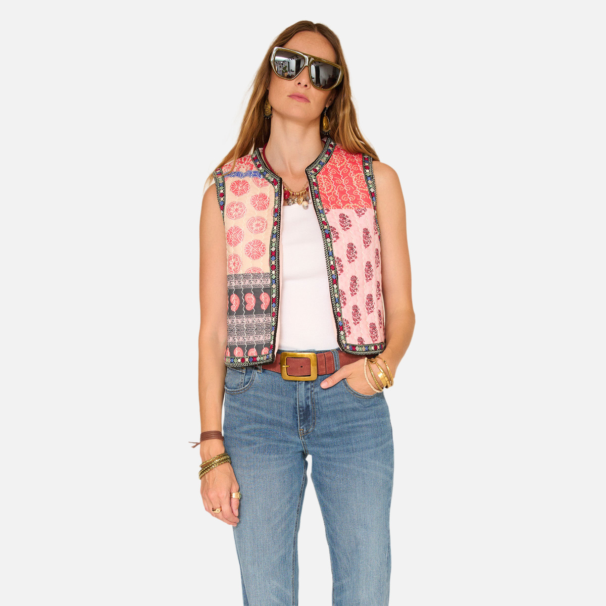 Gilet GANIA multicouleur, MKT STUDIO