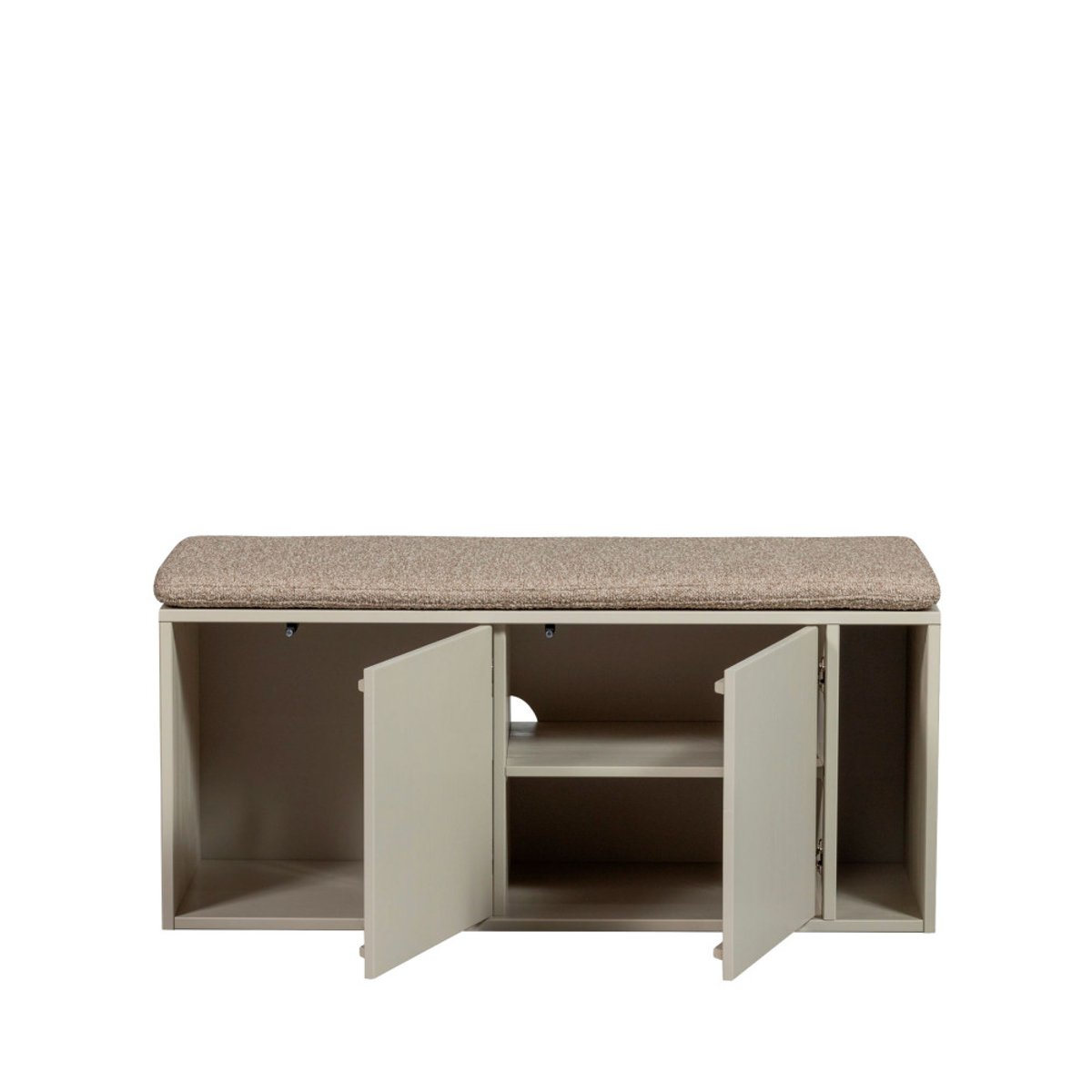Meubles à chaussures en bois L108cm- SETTLE DOWN grège, VTWONEN