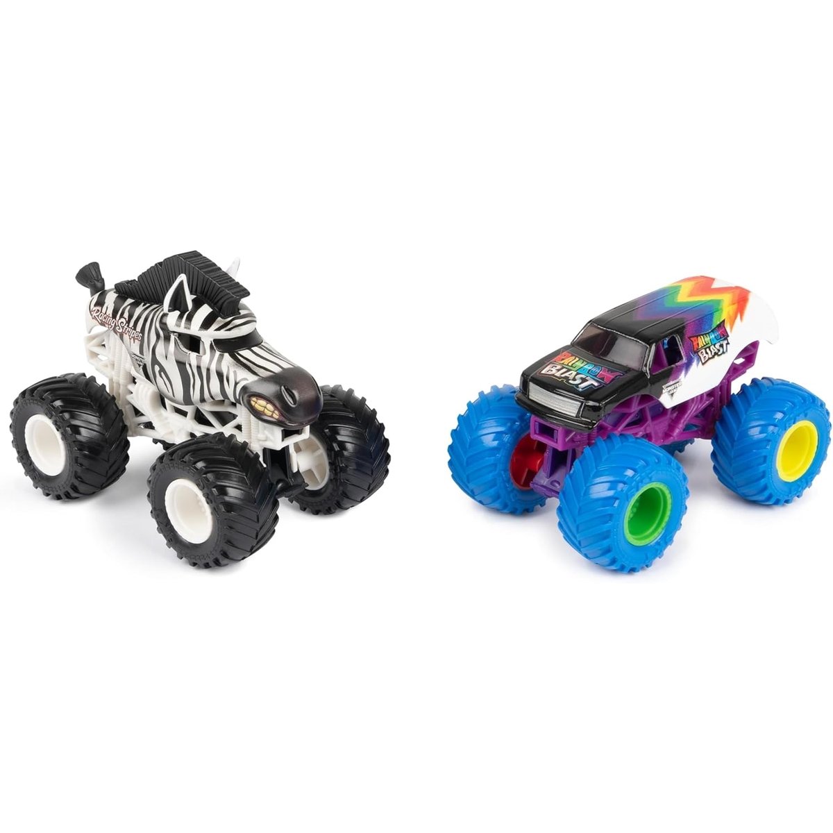 Monster Jam - Pack de deux véhicules DIE CAST 1:64 multicolore, SPIN MASTER