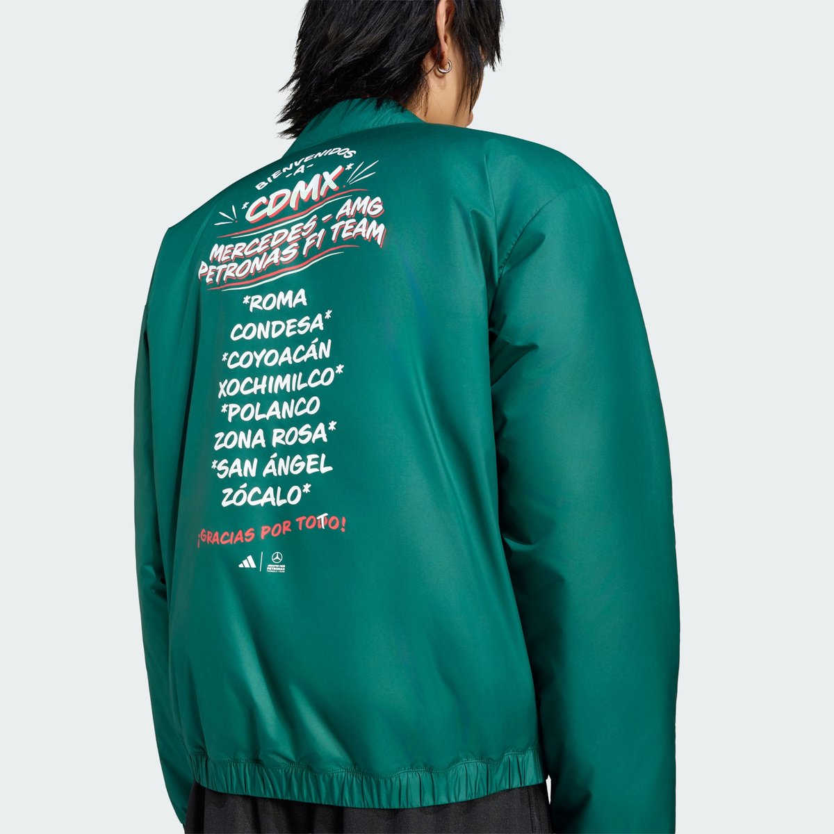 Veste Mercedes - Amg Petronas Formula 1 Team Mexico City collegiate green, adidas Performance