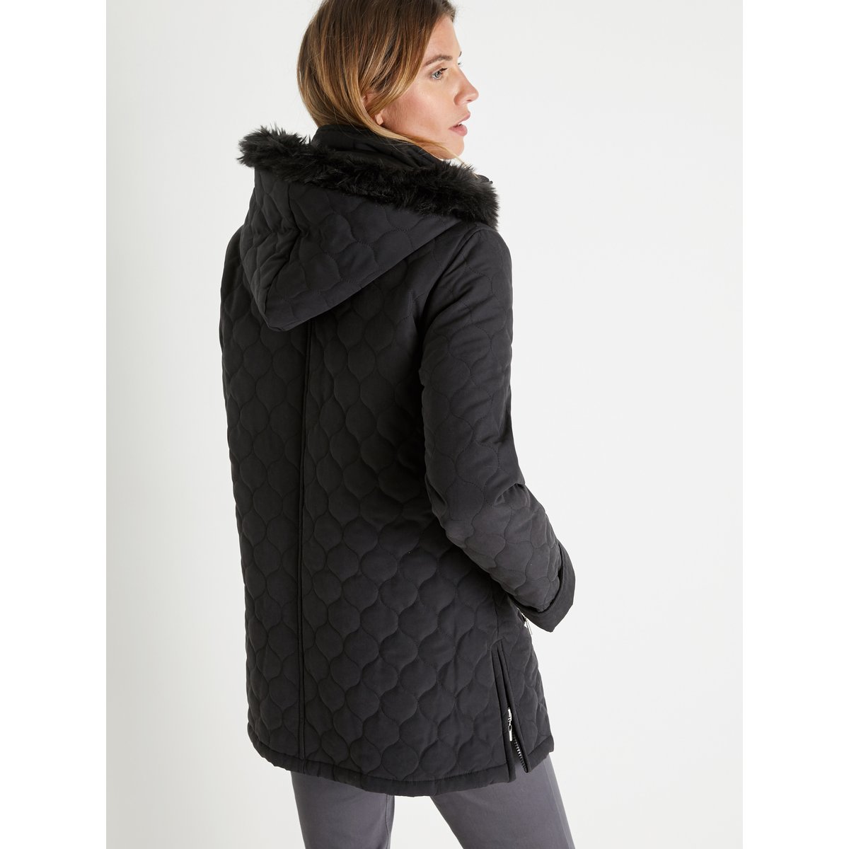 Parka courte noir, DAXON