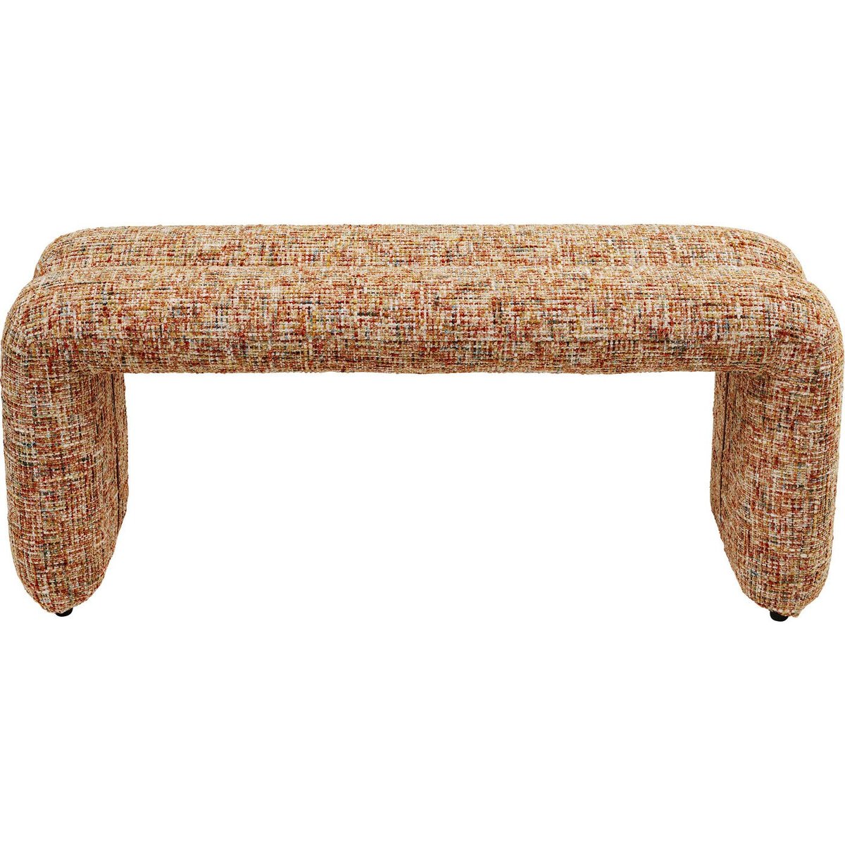 Banc en polyester mélangé, LILJA orange, KARE DESIGN