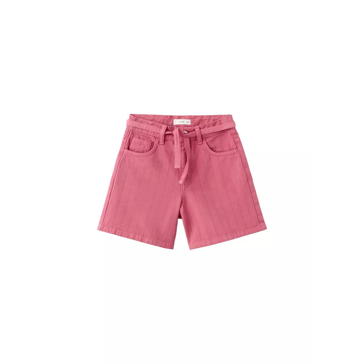 Bermuda en jean ceinture fraise, MANGO KIDS