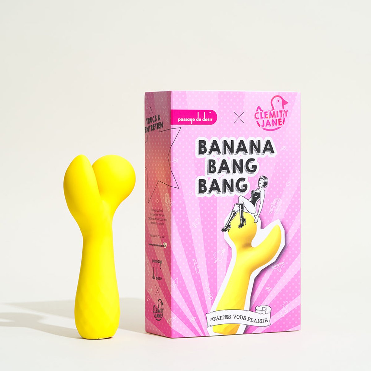 Vibromasseur Banana Bang Bang jaune, PASSAGE DU DESIR