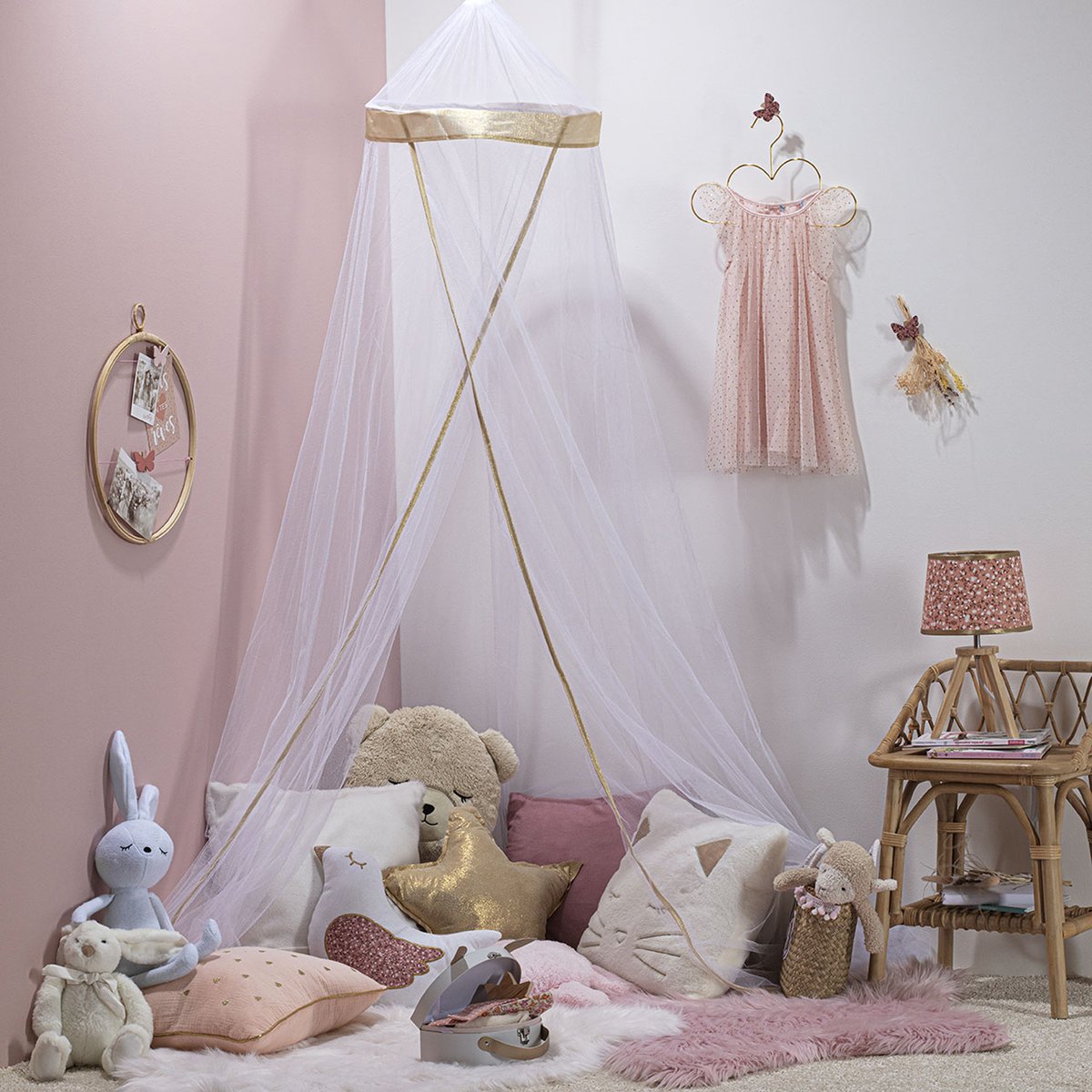 Coussin enfant tête d'ours OURS multicolore, ATMOSPHERA FOR KIDS