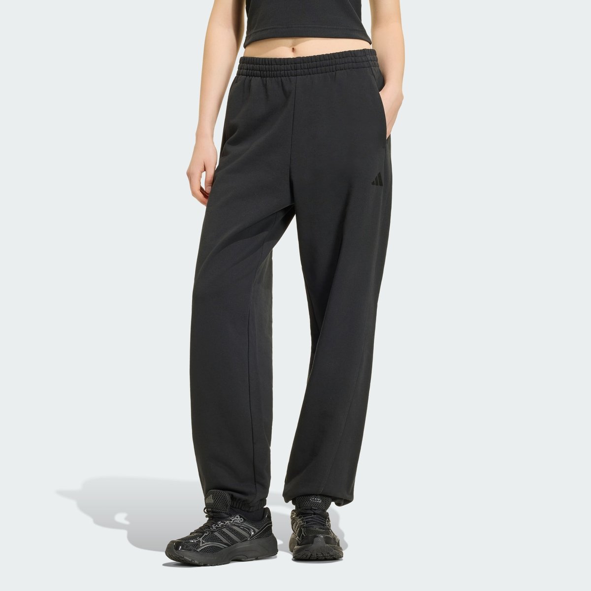 Pantalon Revers Ample Petit Logo Adidas Kit Pantalon Revers Ample Petit Logo Adidas Kit black, ADIDAS SPORTSWEAR