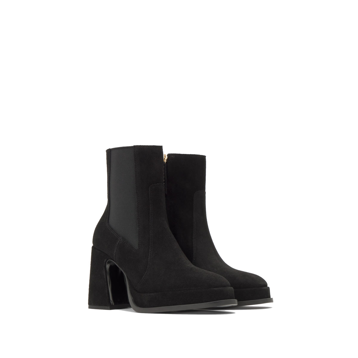 Bottines à talon bloc BECKY noir, CASTANER